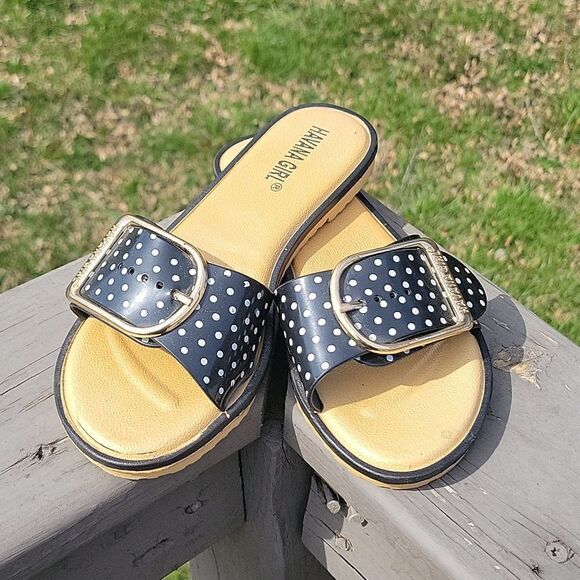 Havana Girl polka-dot sandals - Picture 1 of 5